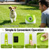 Dog Ball Launcher Thrower with 6 Balls & 3/6/9m Launch Distances Green