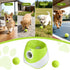 Dog Ball Launcher Thrower with 6 Balls & 3/6/9m Launch Distances Green