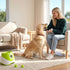 Dog Ball Launcher Thrower with 6 Balls & 3/6/9m Launch Distances Green