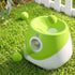 Dog Ball Launcher Thrower with 6 Balls & 3/6/9m Launch Distances Green