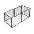 Large Dog Crate Cage Playpen 129cm Puppy Pen Pet Enclosure Black