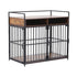 i.Pet 2-in-1 Wooden Dog Crate 104cm Pet Cage Furniture End Table Storage Black