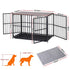 Extra Large Dog Crate Furniture 107cm Dog Cage Puppy Pet Wooden Black