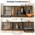 Extra Large Dog Crate Furniture 107cm Dog Cage Puppy Pet Wooden Black