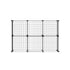 i.Pet Pet Dog Playpen Enclosure Cage 20 Panel Puppy Fence Play Pen Foldable Metal