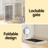 i.Pet Dog Playpen Enclosure 6 Panel Pet Fence Wooden Play Pen