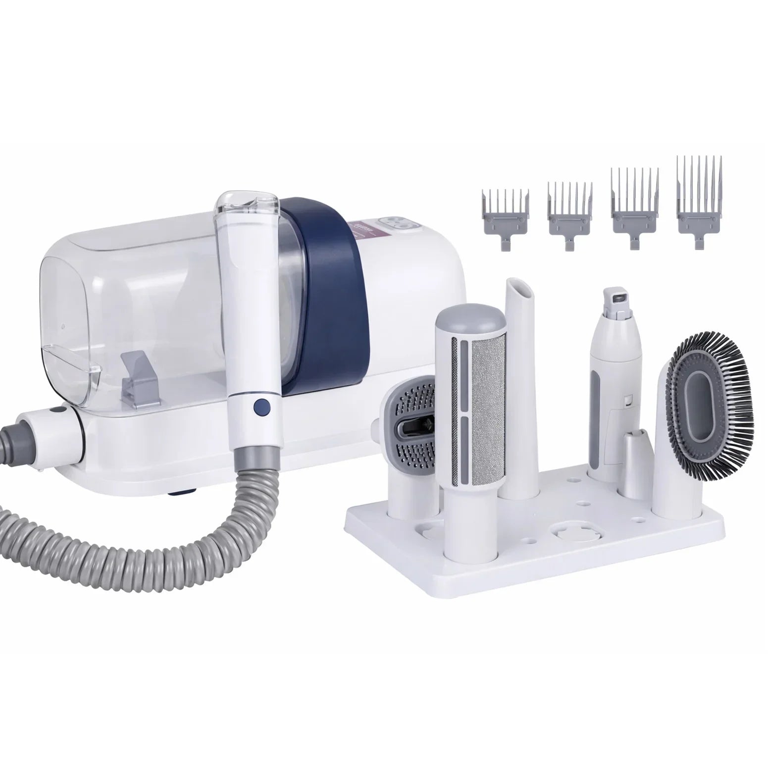Pet Grooming Kit Vacuum Dog Cat Hair Dryer Remover Clipper Brushes Cleaning