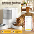Automatic Pet Feeder Water Dispenser 2-in-1 Smart WiFi Dog Cat Food 4L