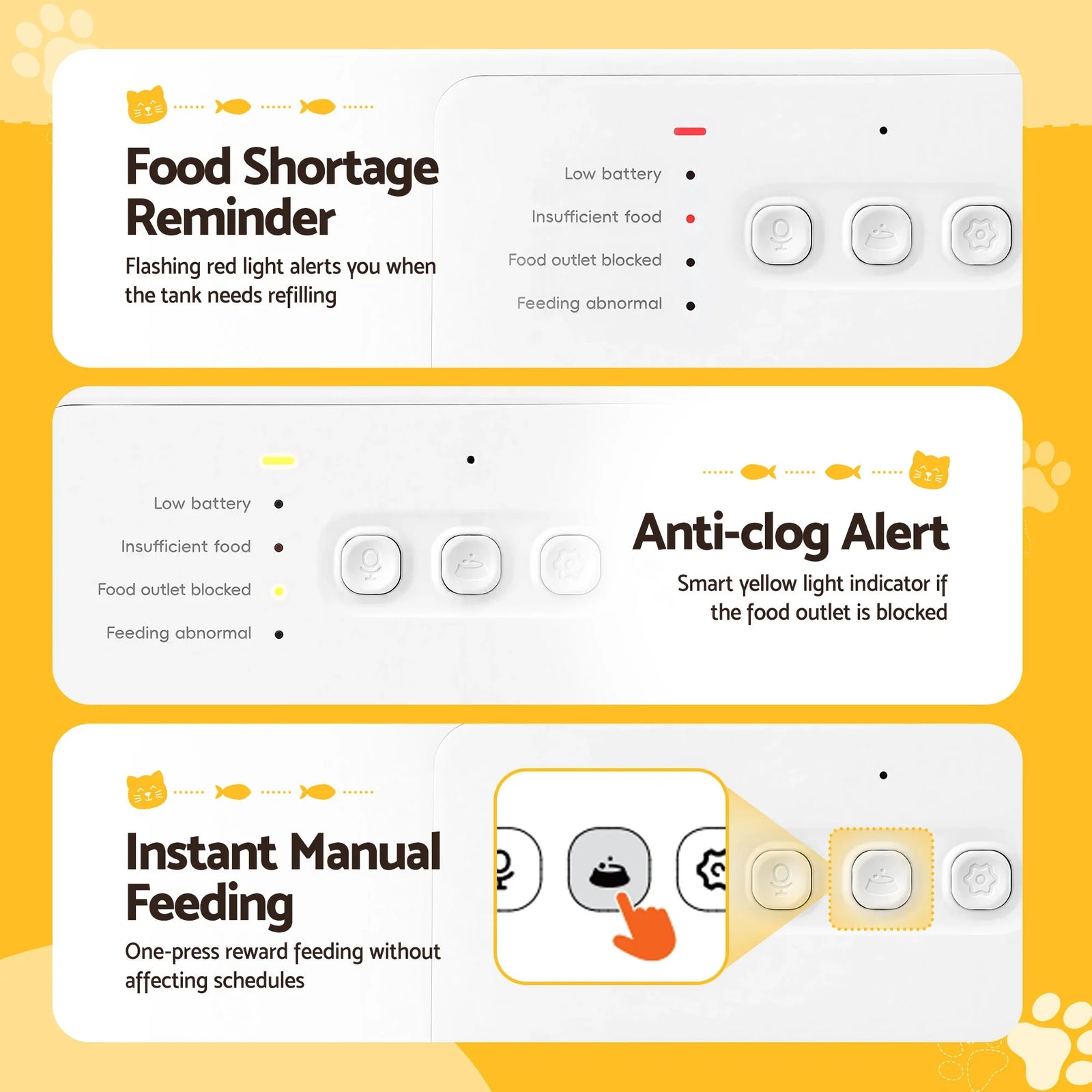 Automatic Pet Feeder Water Dispenser 2-in-1 Smart WiFi Dog Cat Food 4L