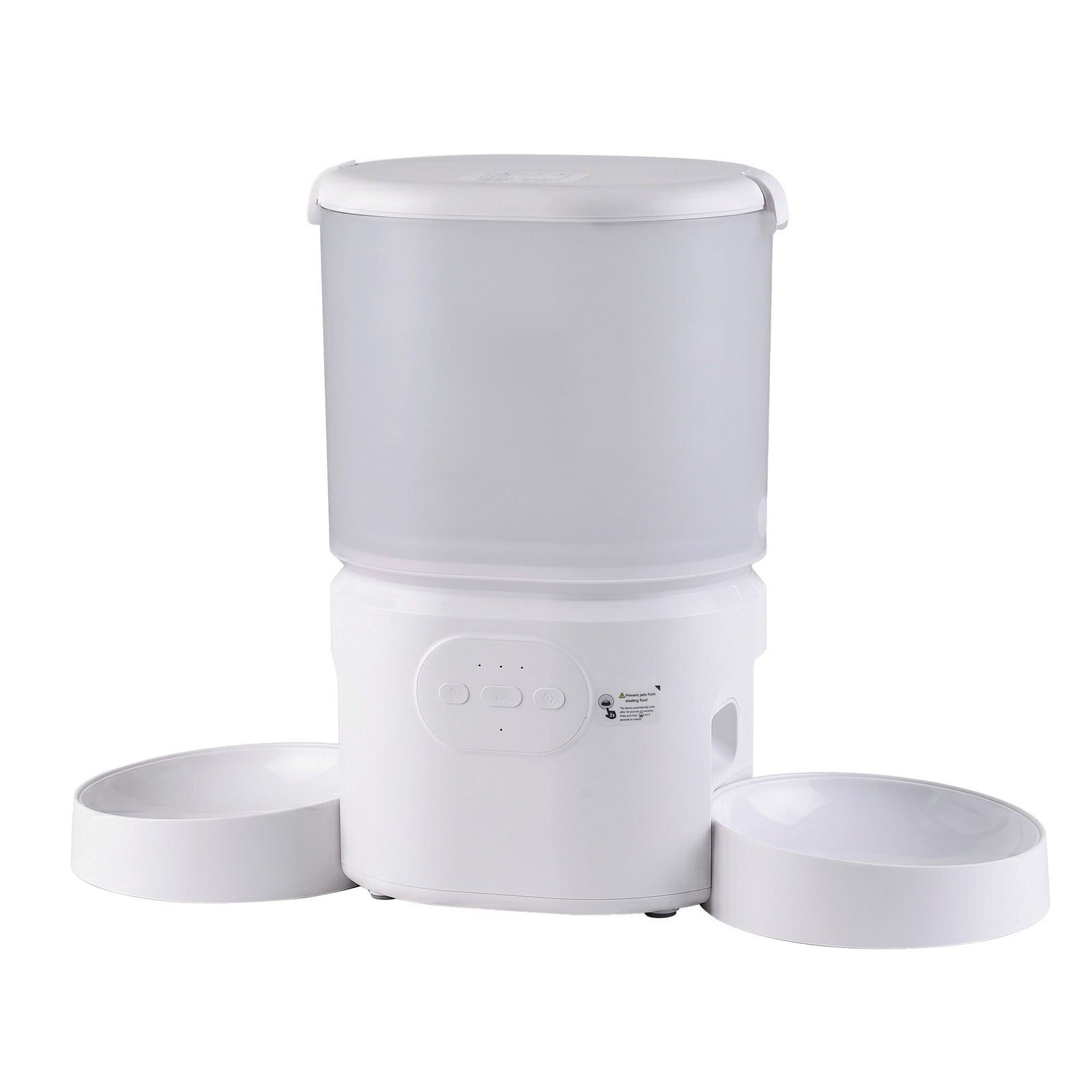 5L Automatic Pet Feeder Dual Bowl Smart Dispenser APP Control Cats Dogs
