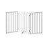 Wooden Pet Gate Security Door 3-Panel 80cm