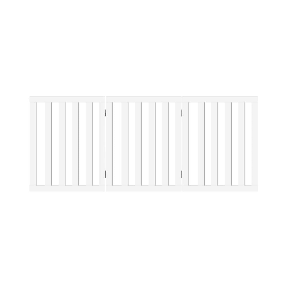Wooden Pet Gate Dog Fence 3 Panels