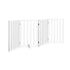 Wooden Pet Gate Security Door 4-Panel 80cm