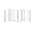 Wooden Pet Gate Security Door 4-Panel 80cm