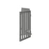 Wooden Pet Gate Safety Stair Barrier 4-Panel Grey