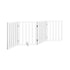 Wooden Pet Gate Dog Fence 4 Panels