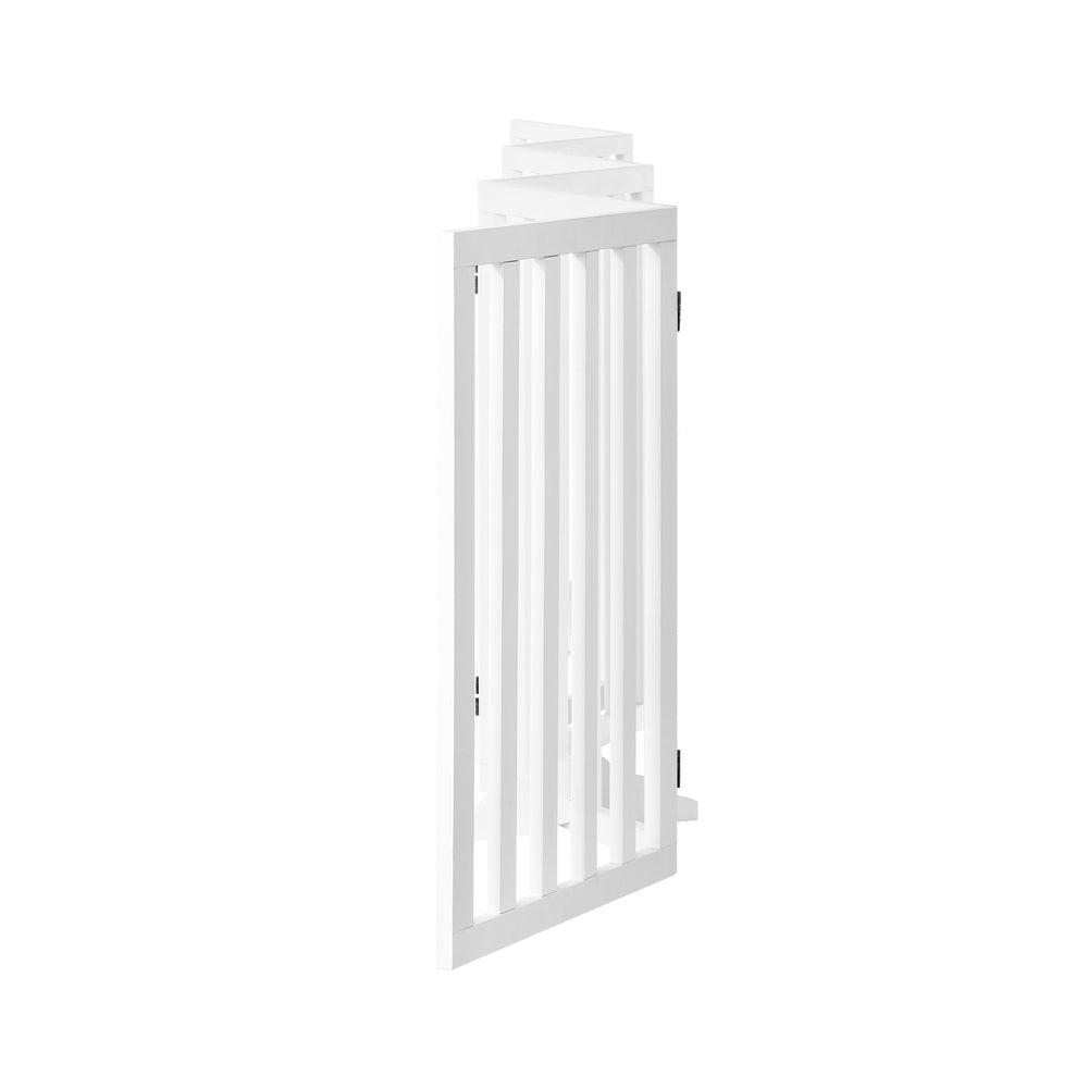 Wooden Pet Gate Security Door 6-Panel 80cm