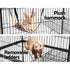 4 Tier Ferret Rabbit Cage 142cm Metal Hutch with Wheels Hammock