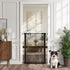 Pet Gate – Retractable 120cm, Auto‑Close, One‑Hand Use, Adjustable, Black