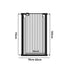 Pet Gate – Retractable 120cm, Auto‑Close, One‑Hand Use, Adjustable, Black