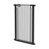 Pet Gate – Retractable 120cm, Auto‑Close, One‑Hand Use, Adjustable, Black