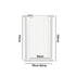 Pet Gate – Retractable 120cm, Auto‑Close, One‑Hand Use, Adjustable, White