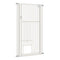 Pet Gate – Full Height, Auto‑Close, Adjustable Width, Metal, White