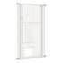 Pet Gate – Full Height, Auto‑Close, Adjustable Width, Metal, White