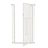 Pet Gate – Full Height, Auto‑Close, Adjustable Width, Metal, White