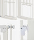 Pet Gate – Full Height, Auto‑Close, Adjustable Width, Metal, White