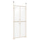 Pet Gate – Full Height, Auto‑Close, Transparent Panels, Adjustable, White
