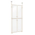 Pet Gate – Full Height, Auto‑Close, Transparent Panels, Adjustable, White