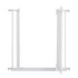 Pet Safety Gate – 78cm, Retractable, Auto‑Close, Adjustable Width, White