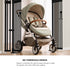 Pet Gate – Extra Tall 190–264cm, Auto‑Close, Adjustable, Metal, Black