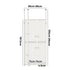Full‑Height Metal Pet Gate – Auto‑Close, Adjustable 190–264cm, White