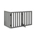 i.Pet Dog Gate Playpen Enclosure 3 Panels Pet Door Fence Wooden Play Pen Stair