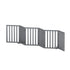 6 Panel Wooden Dog Playpen Pet Fence Enclosure Foldable Indoor Outdoor