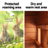 Large Wooden Pet Hutch Rabbit Cage with Run & Slide-Out Tray