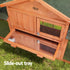 Large Wooden Pet Hutch Rabbit Cage with Run & Slide-Out Tray