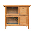 Outdoor Wooden Pet Hutch Double Tier Rabbit Cage Guinea Pig House