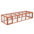 Chicken Coop Wooden Pet Run Rabbit Hutch Large Outdoor Cage with Play Area Brown