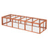 Chicken Coop Wooden Pet Run Rabbit Hutch Large Outdoor Cage with Play Area Brown