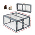 i.Pet Chicken Coop Large Portable Wooden Rabbit Run Cage Hutch Outdoor Folding Hen House 110cm