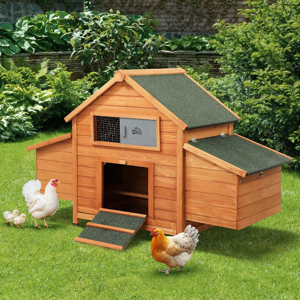 Pet Hutch Large House Run Cage Wooden