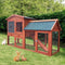 Rabbit Hutch 135x52x85cm Wooden Outdoor Double Storey Pet Cage Run