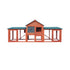 Rabbit Hutch Spacious Wooden Outdoor Pet Hutch