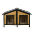 Dog Kennel Outdoor Indoor Pet House Wooden Puppy Cabin Kennels