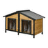 Dog Kennel Outdoor Indoor Pet House Wooden Puppy Cabin Kennels