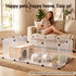 i.Pet Pet Dog Playpen 20 Panels with Baseboard DIY Enclosure Small Animal Rabbit Pen