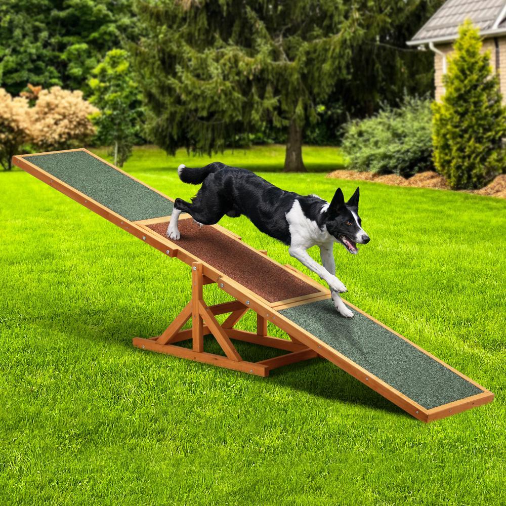 Dog Seesaw Pet Hutch 180cm Plank 70kg Capacity